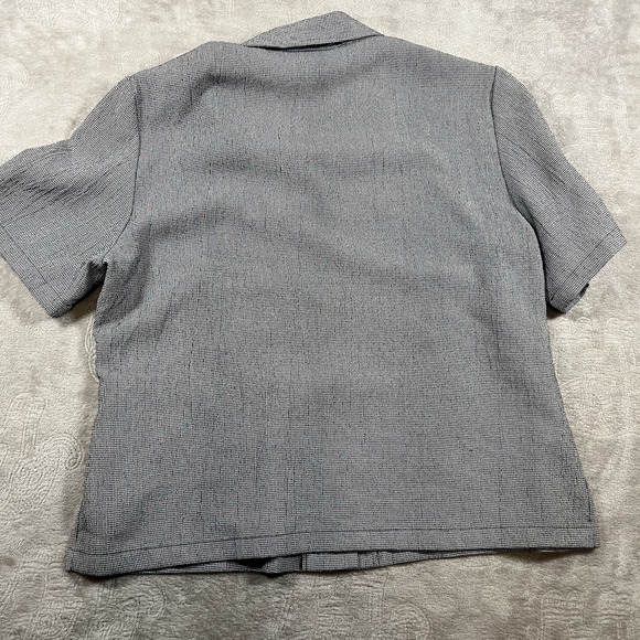 Pendleton Womens 2 pc Vintage Twin Set Tank and‎ Blazer Lightweight Houndstooth - Picture 10 of 11